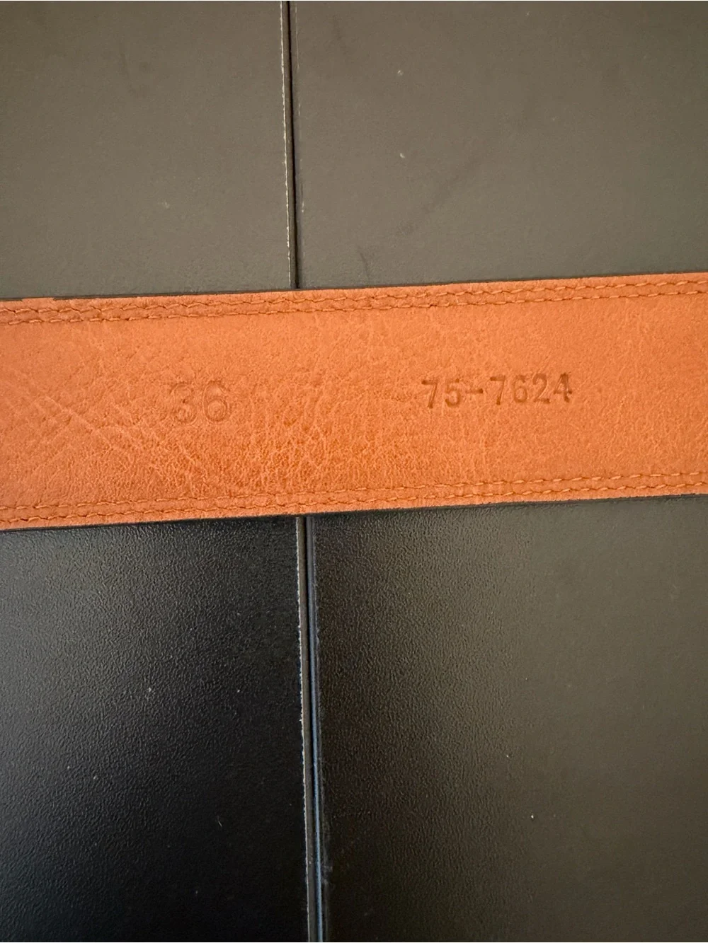 Johnston and Murphy Classic Brown Leather Men’s Belt